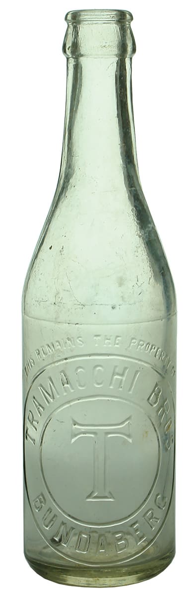 Tramacchi Bros Bundaberg Crown Seal Soft Drink Bottle