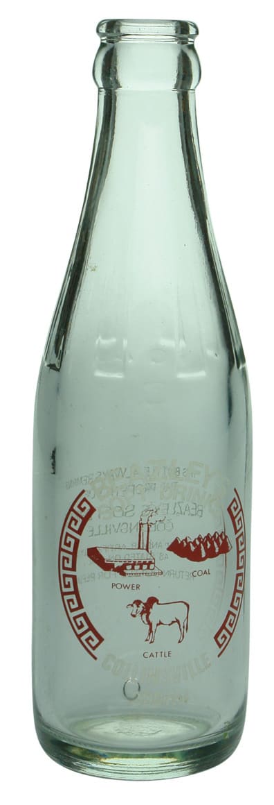 Beazleys Soft Drinks Collinsville Crown Seal Bottle