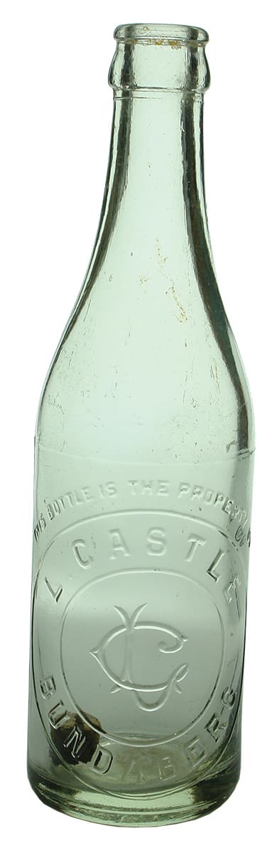 Castle Bundaberg Crown Seal Soft Drink Bottle
