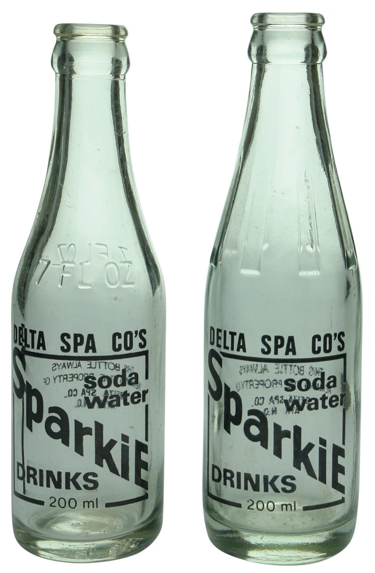 Delta Spa Ayr Sparkie Soft Drink Bottles