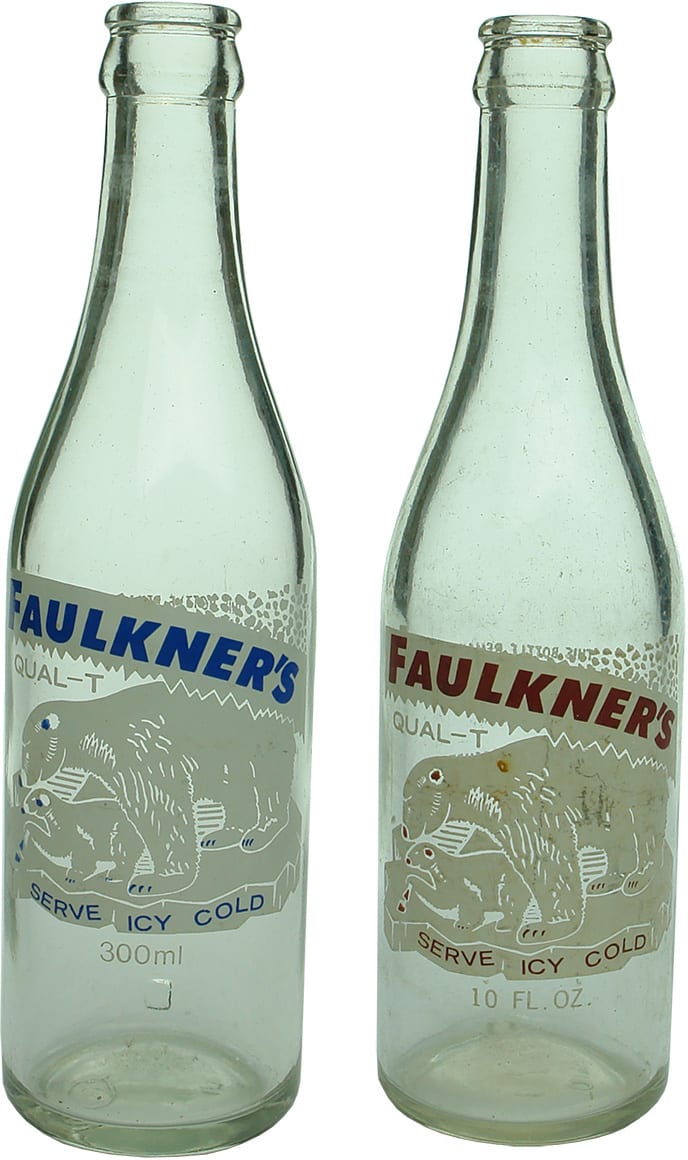Faulkners Narrabri Polar Bears Soft Drink Bottles