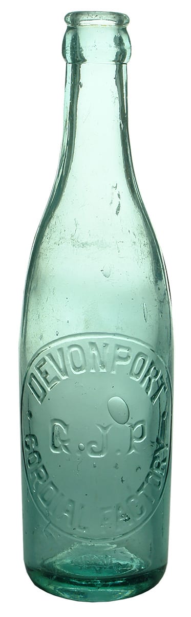 Devonport Cordial Factory Crown Seal Soft Drink Bottle