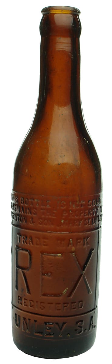 Seaton REX Unley Antique Crown Seal Bottle