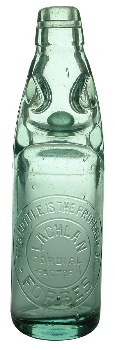 Lachlan Cordial Factory Forbes Codd Marble Bottle