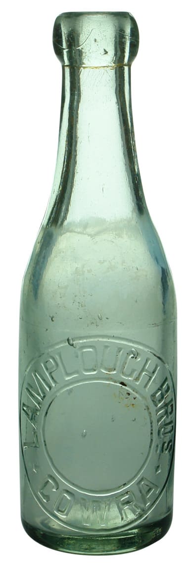 Lamplough Bros Cowra Blob Top Soda Bottle
