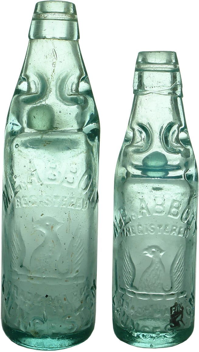 Abbott Launceston Phoenix Antique Codd Marble Bottles