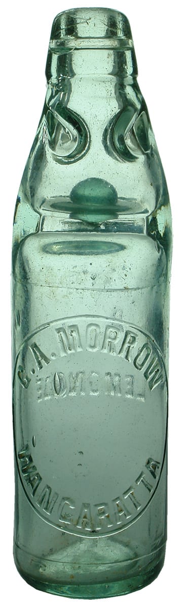 Morrow Wangaratta Lemonade Codd Marble Bottle