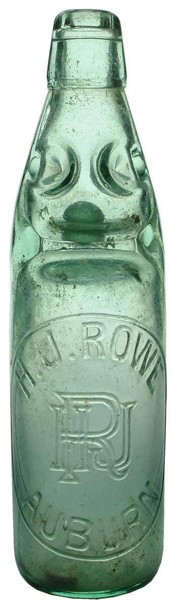 Rowe Auburn Antique Codd Marble Bottle