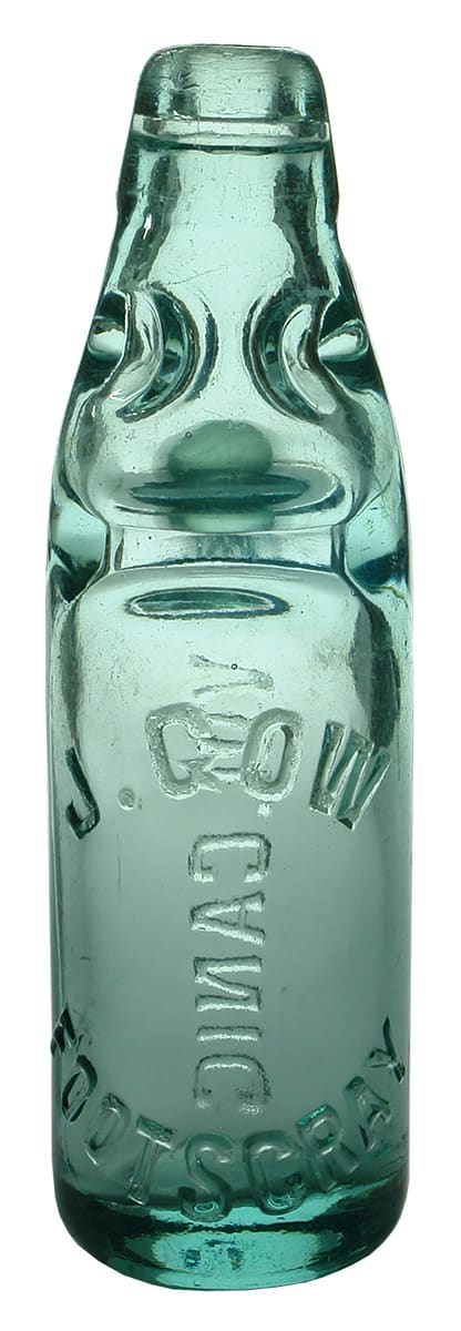 Gow Footscray Volcanic Codd Marble Bottle