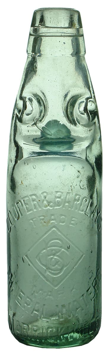 Cooper Barclay Marrickville Diamond Codd Marble Bottle