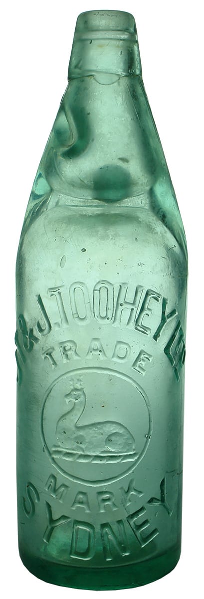 Toohey Sydney Deer Antique Codd Marble Bottle