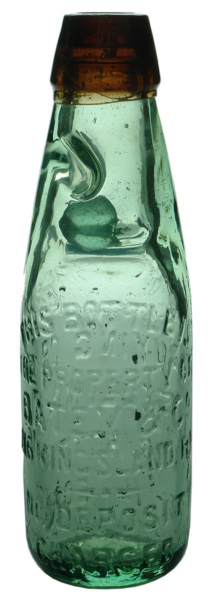 Batey Kingsland Rylands Patent Codd Bottle