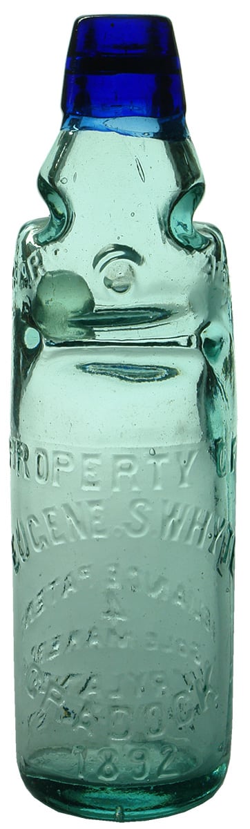 Eugene Whyte Craddock Blue Lip Reliance Patent Bottle
