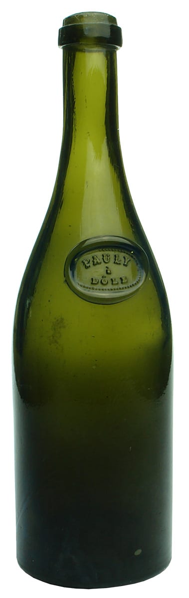 Pauly Dole Sealed Antique Wine Bottle