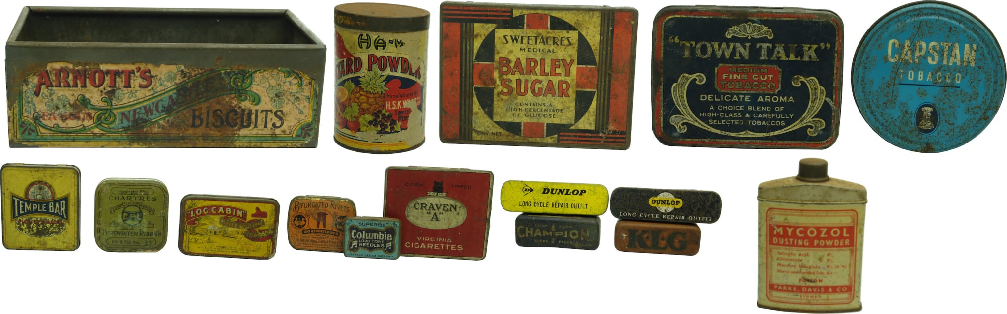 Vintage Australian Tins