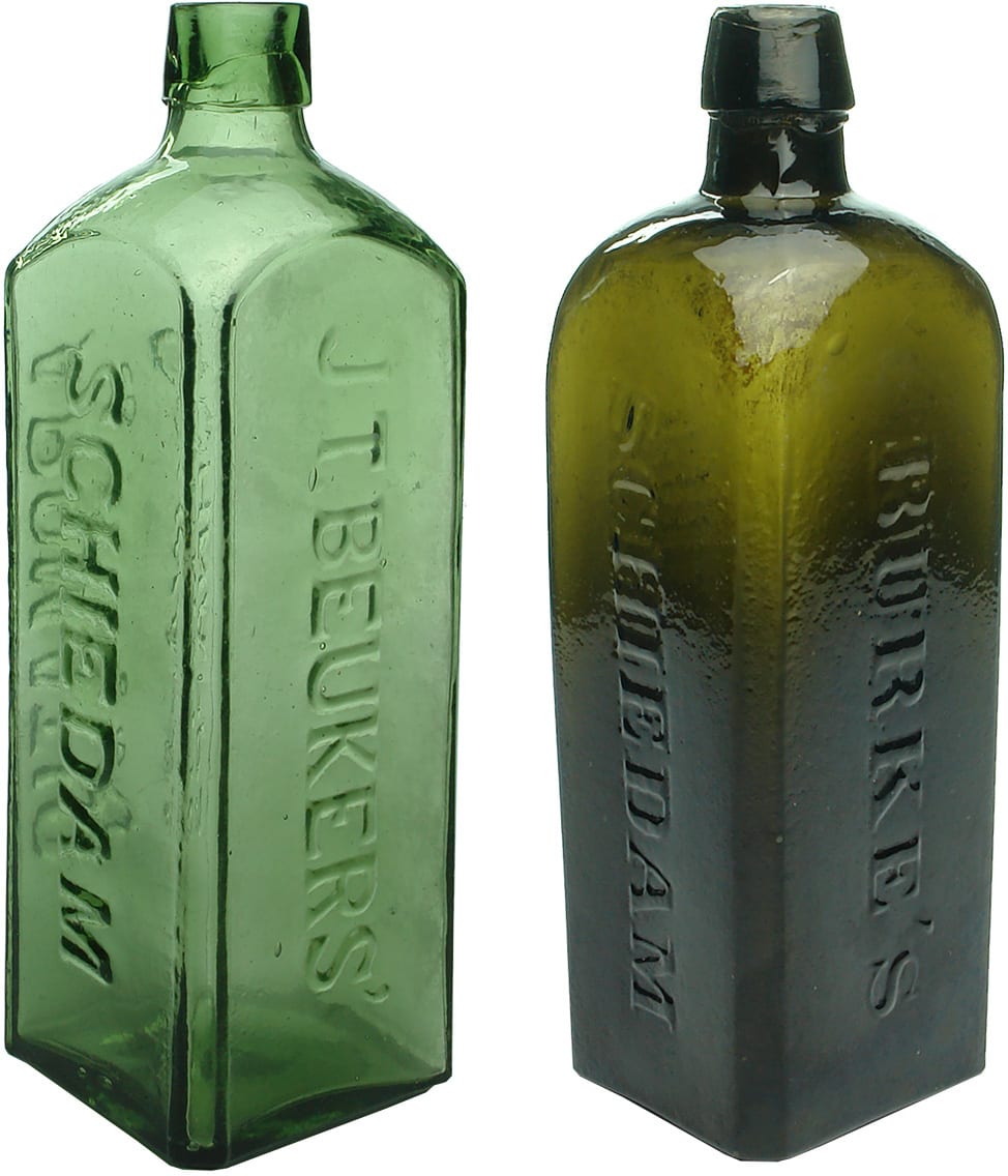 Antique Aromatic Schnapps Bottles