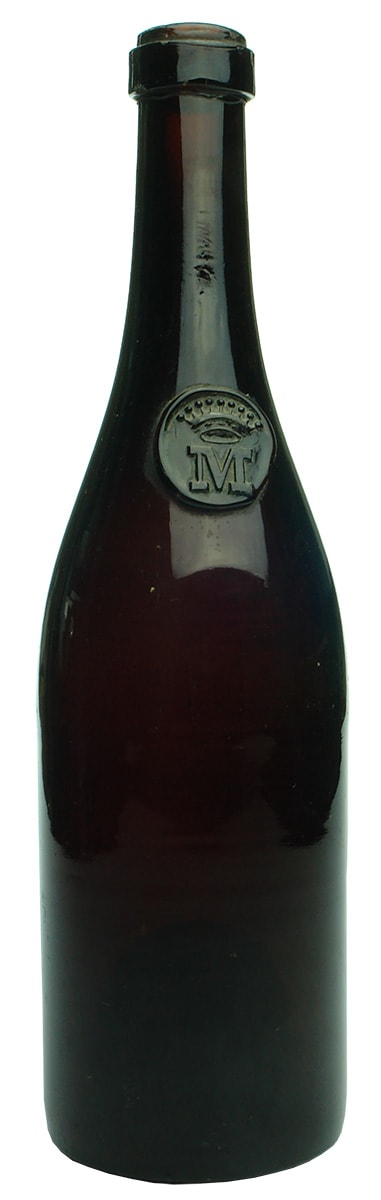 Crown Sealed Brandy Bottle