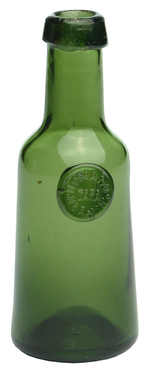 Romano Zara Vlahov Sealed Sample Antique Bottle