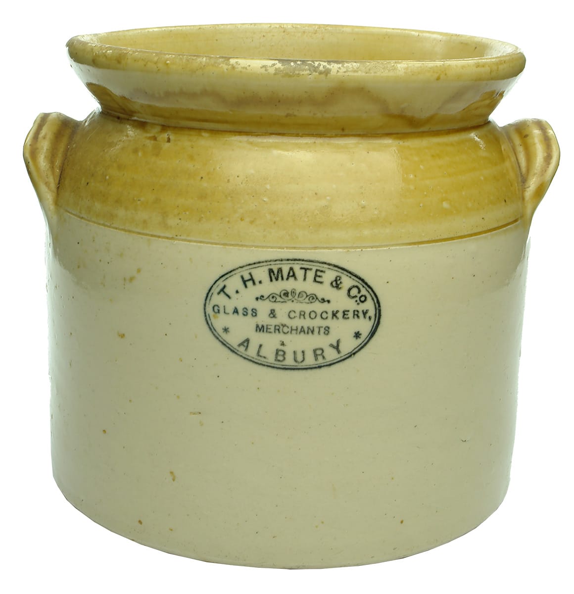 Mate Glass Crockery Merchants Albury Stoneware Jar
