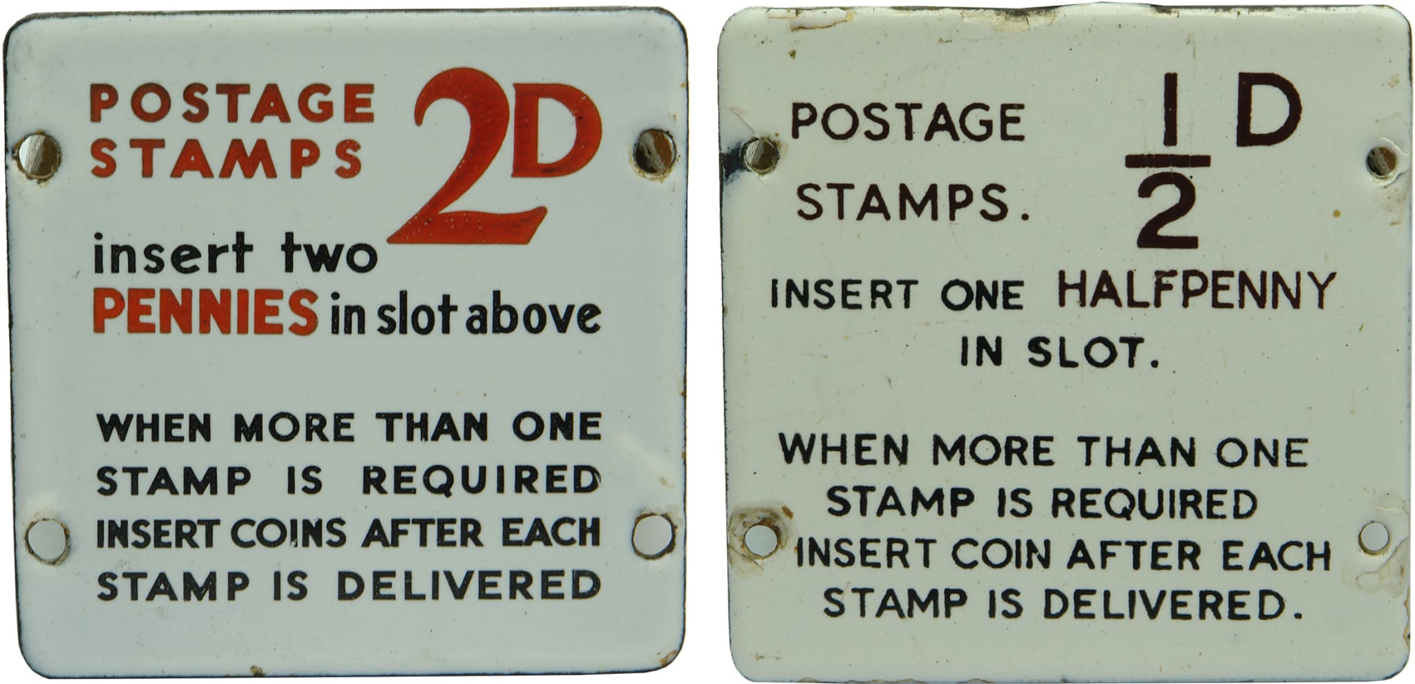 Australian Postage Stamps enamel signs