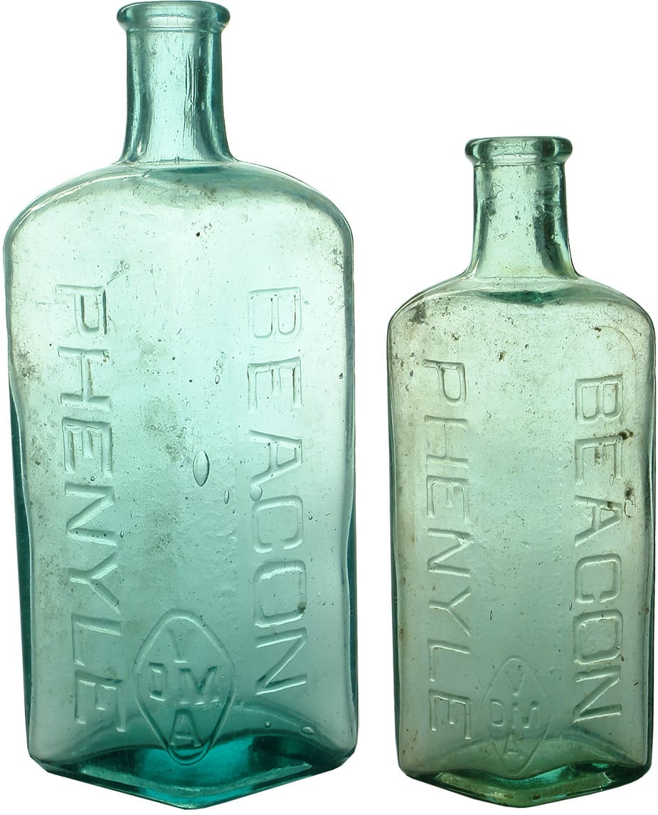 Beacon Phenyle Antique Poison Bottles