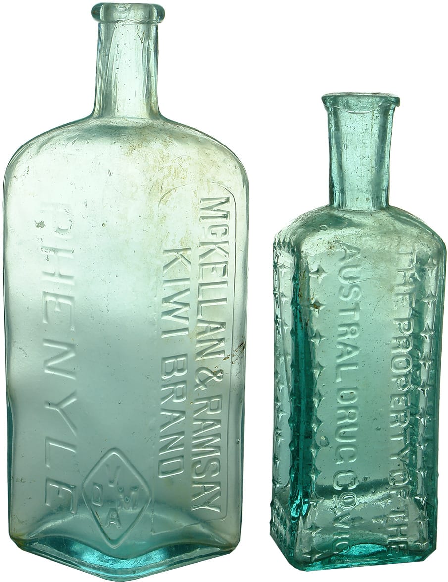 Phenyle Antique Poison Bottles