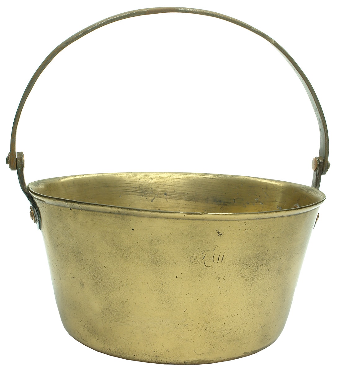 Antique Brass Copper Bucket