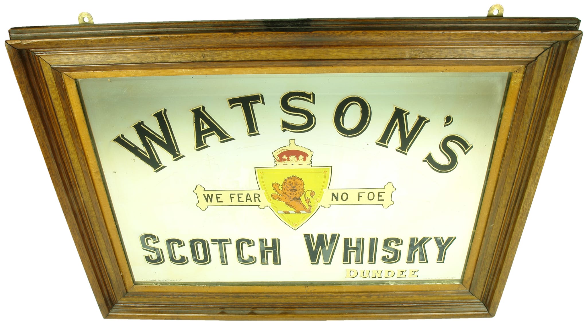 Watson's Scotch Whisky Antique Bar Mirror