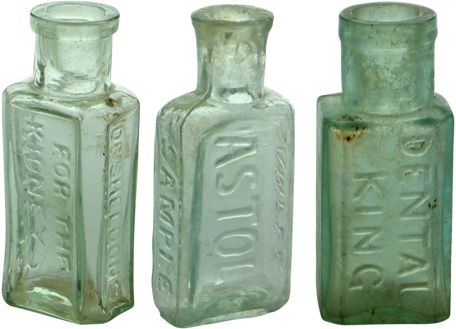 Antique Small Chemist Cure Bottles