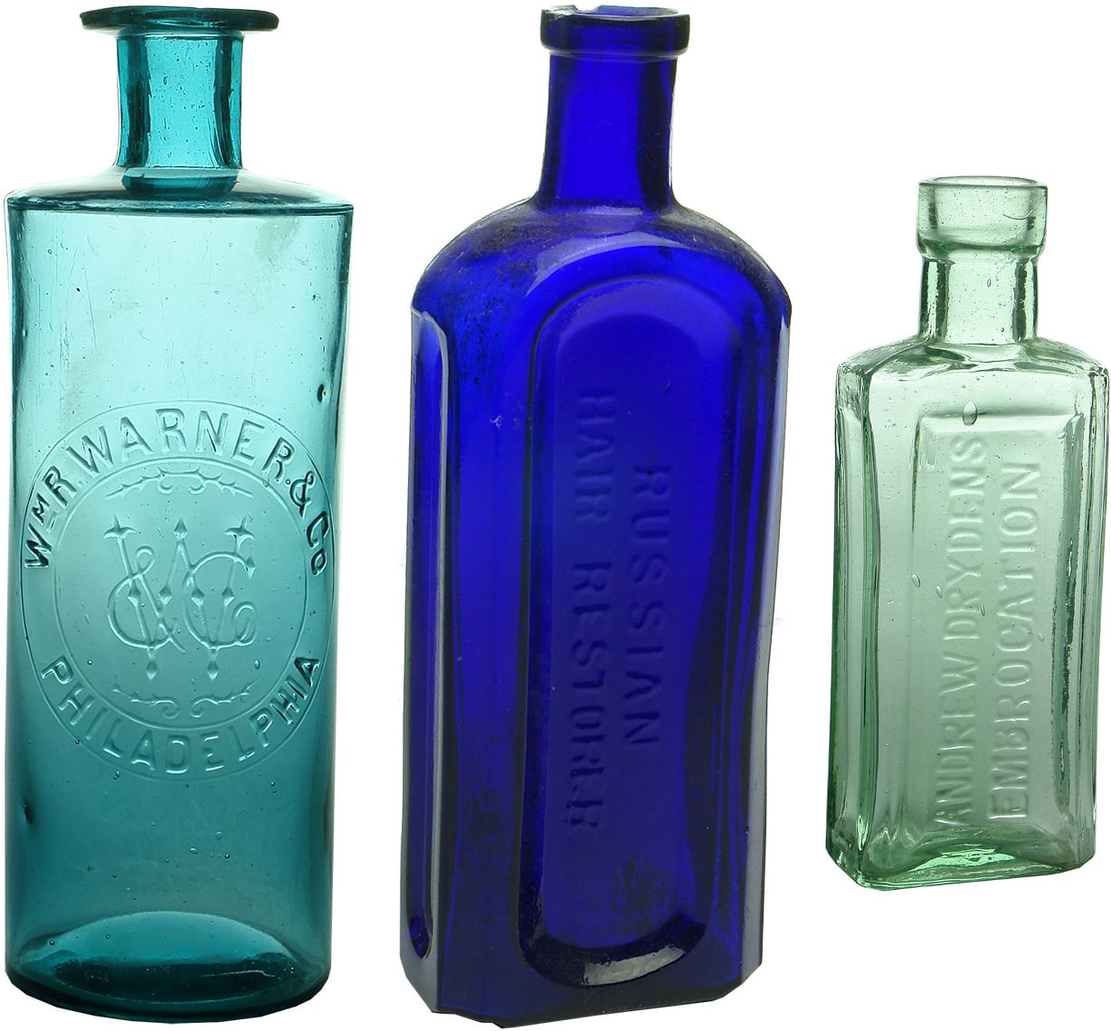 Antique Embrocation Cure Restorer Antique Bottles