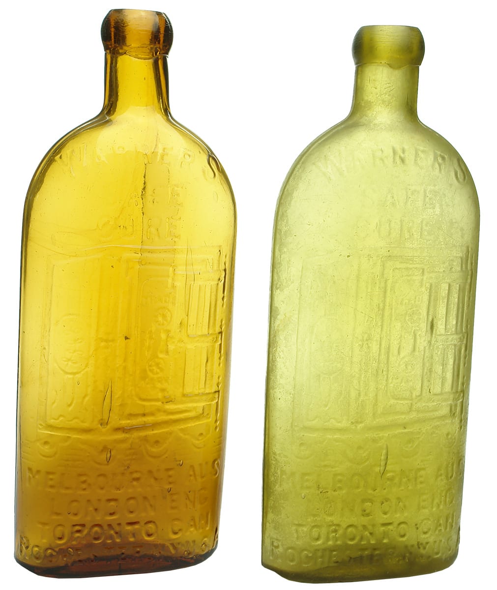 Warners Four Cities Antique Bottles