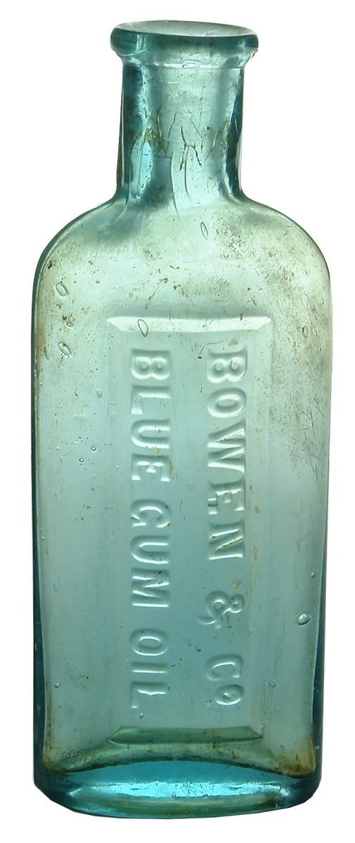 Bowen Blue Gum Oil Eucalyptus Antique Bottle
