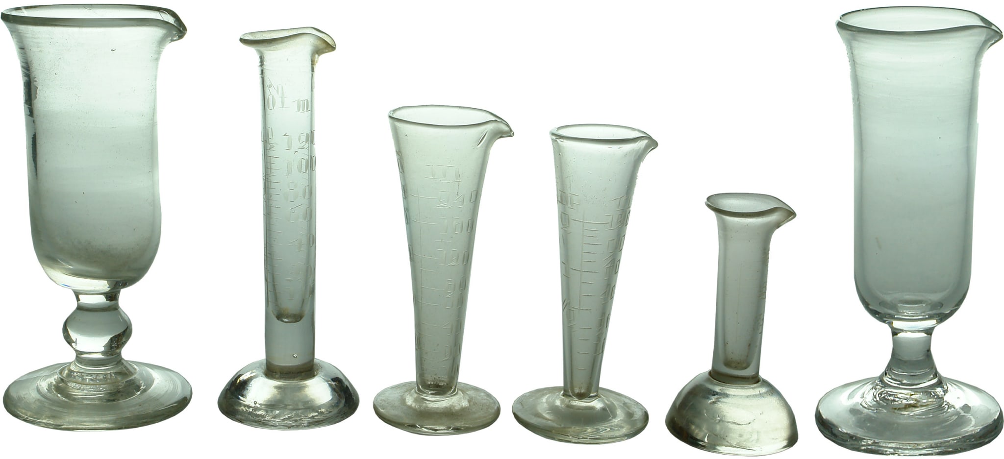 Antique Pharmacy Measuring beakers