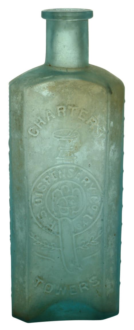 Charter Towers Dispensary Antique Bottle