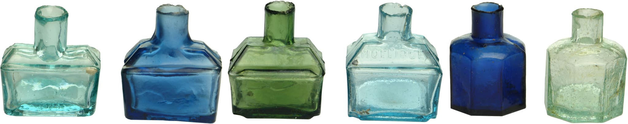 Antique Glass Ink Bottles
