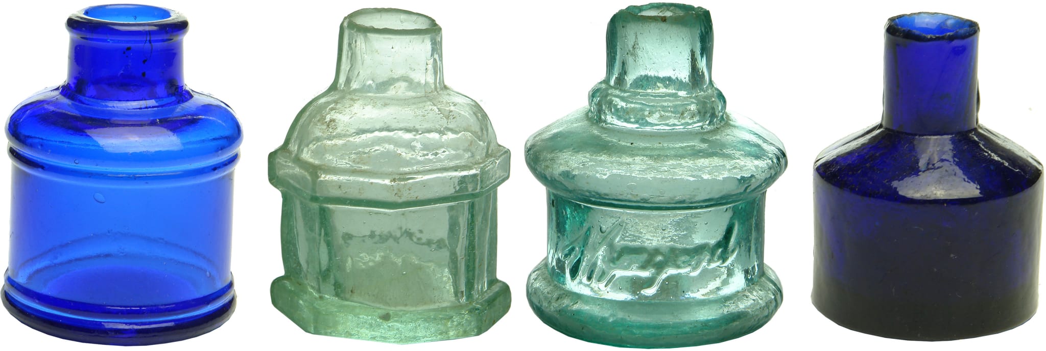 Antique Glass Ink Bottles