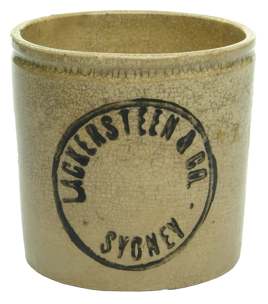 Lackersteen Sydney Printed Pottery Jam Jar