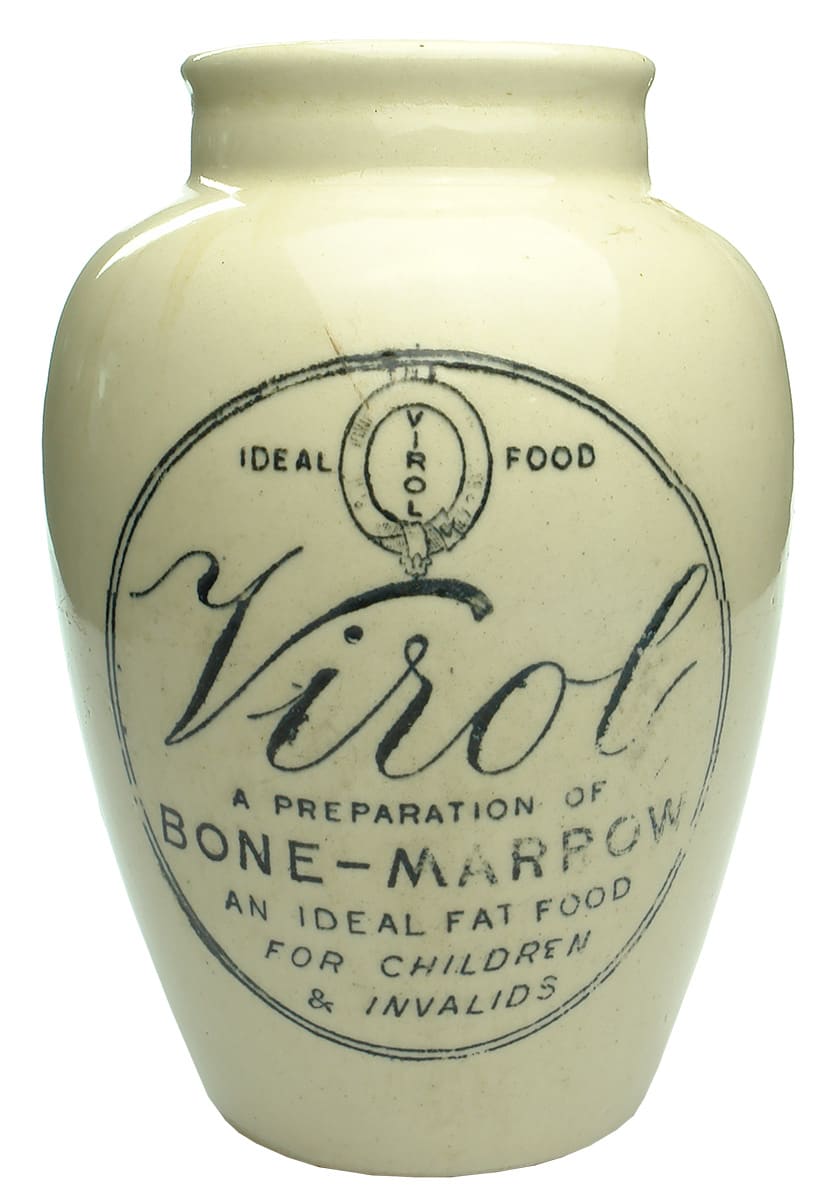 Virol Bone Marrow Ideal Fat Food Ceramic Jar
