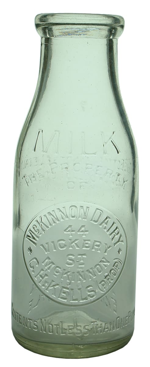 McKinnon Kells Vintage Milk Bottle