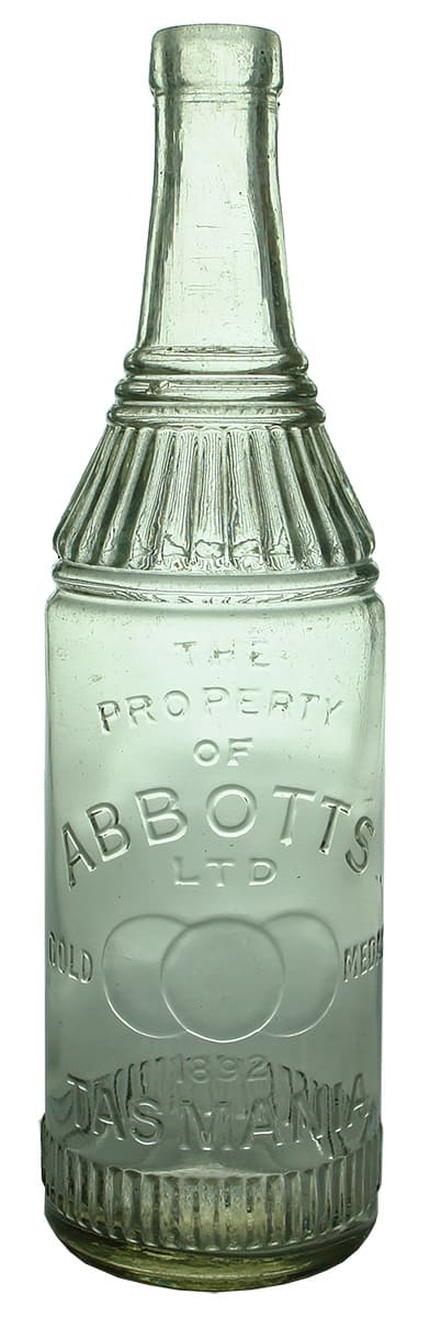Abbotts medals Tasmania Vintage Cordial Bottle