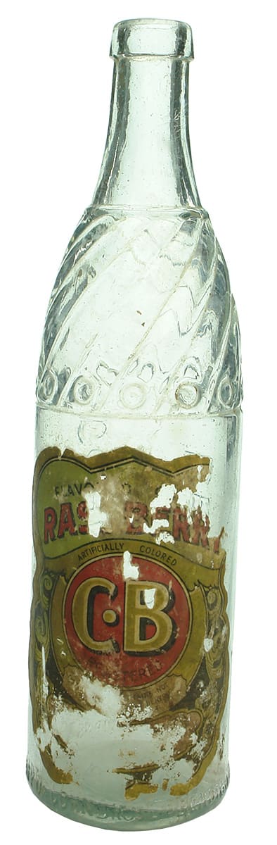 Cohn Bros Bendigo Raspberry Cordial Vintage Bottle