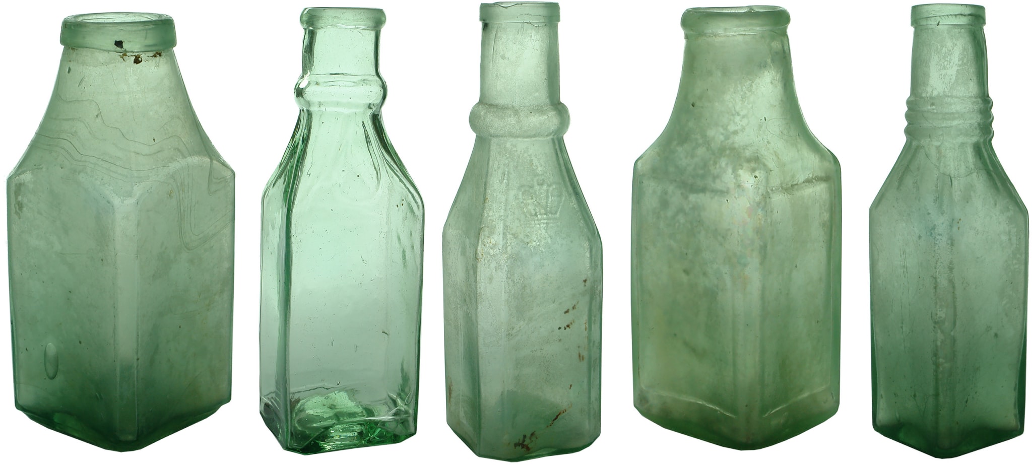 Antique Goldfields Era Pickle Bottles