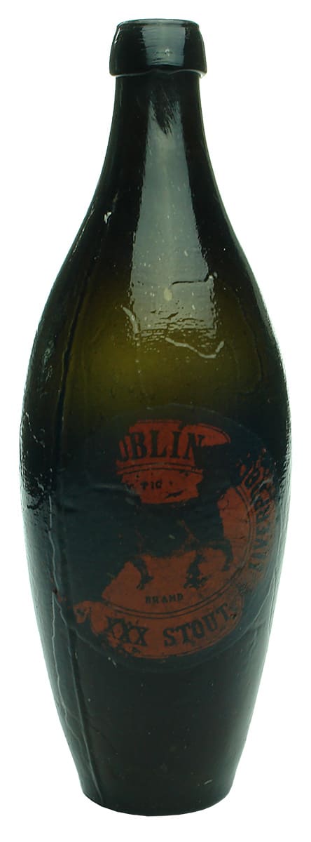 Black Glass Skittle Dublin Stout Bottle