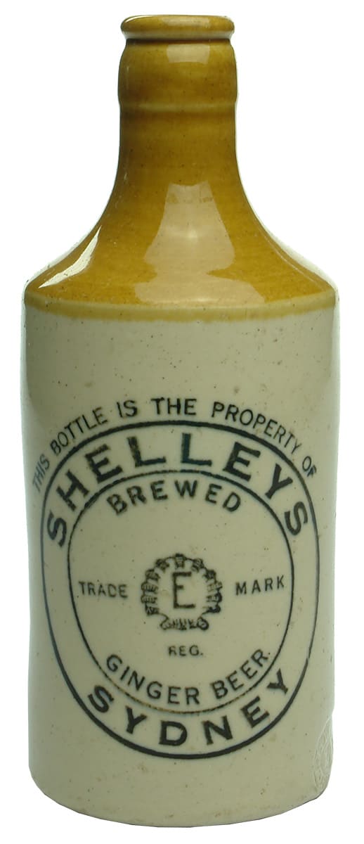 Shelley Sydney Brewed Ginger Beer Stoneware Bottle