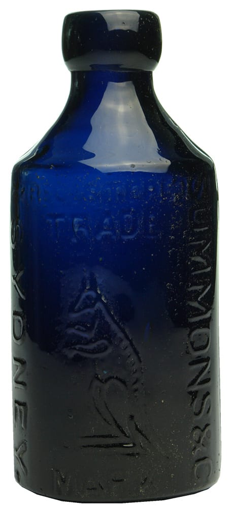 Summons Sydney Cobalt Blue Glass Bottle