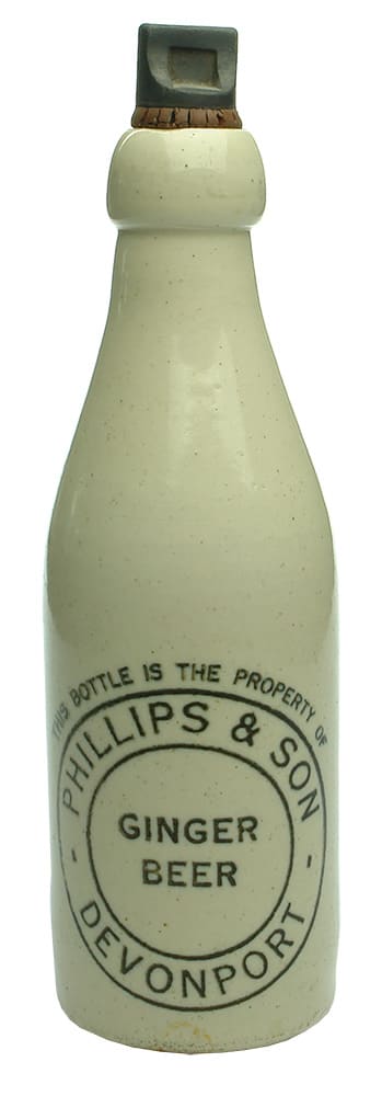 Phillips Devonport Stone Ginger Beer Bottle