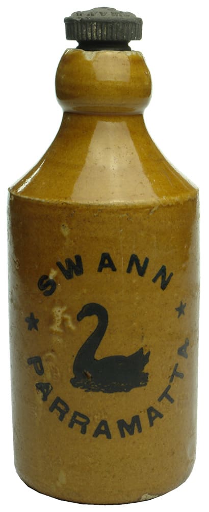 Swann Parramatta Stoneware Ginger Beer Bottle