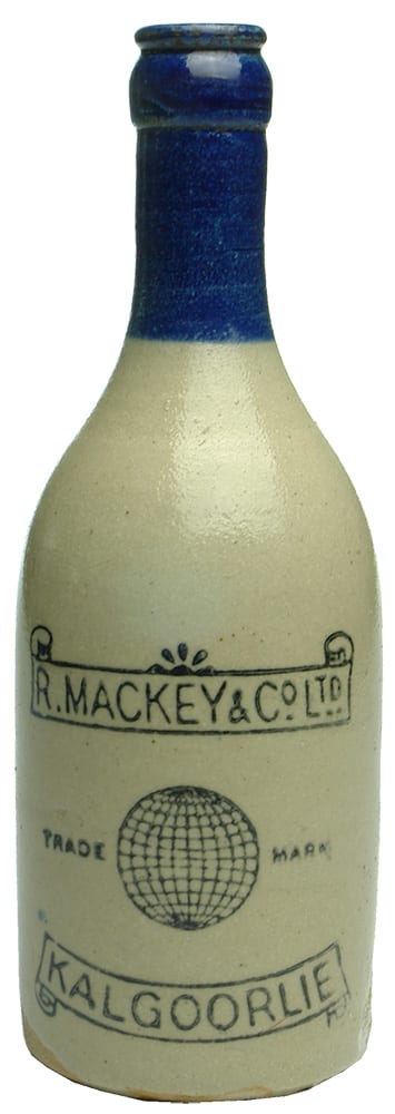 Mackey Kalgoorlie Stone Ginger Beer Bottle