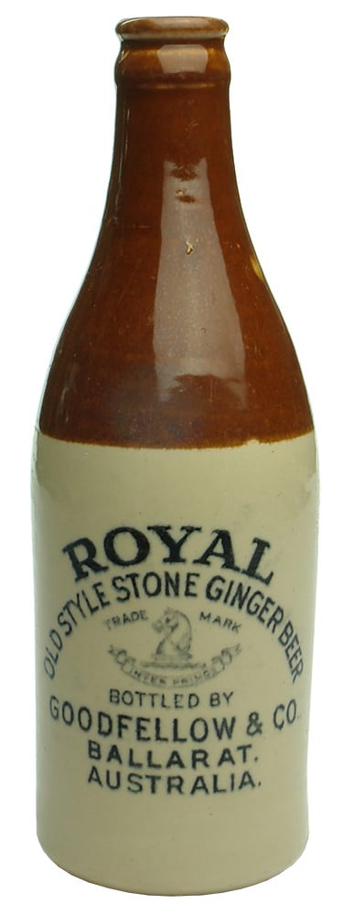 Goodfellow Ballarat Royal Stone Ginger Beer Bottle