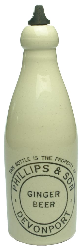 Phillips Devonport Stone Ginger Beer Bottle